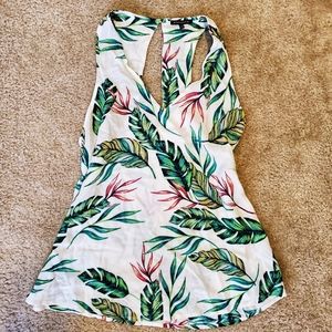 Staccato Floral Sleeveless Top